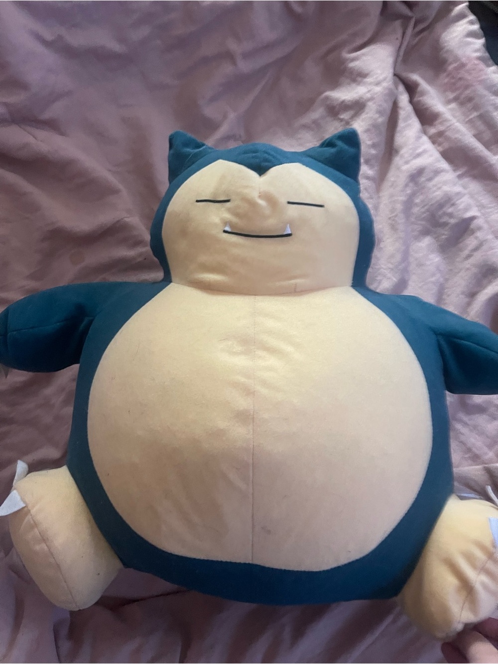 Pokemon Snorlax Plush - Teal and Cream